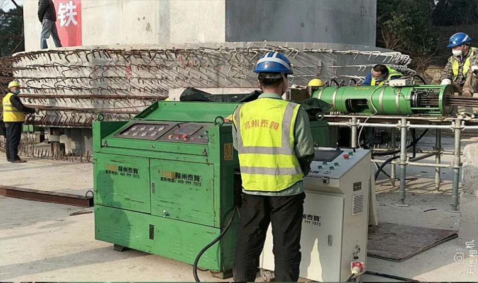 鲁南高铁泗河大桥跨京沪铁路转体桥（中铁三局五公司）